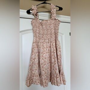 Cute Tan Smocked Dress